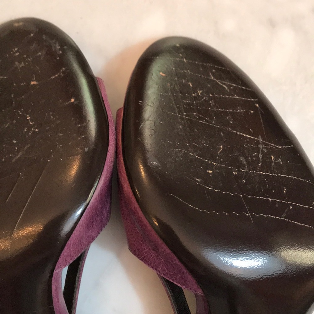 EUC authentic Balenciaga purple sling back sandal - Picture 7 of 8